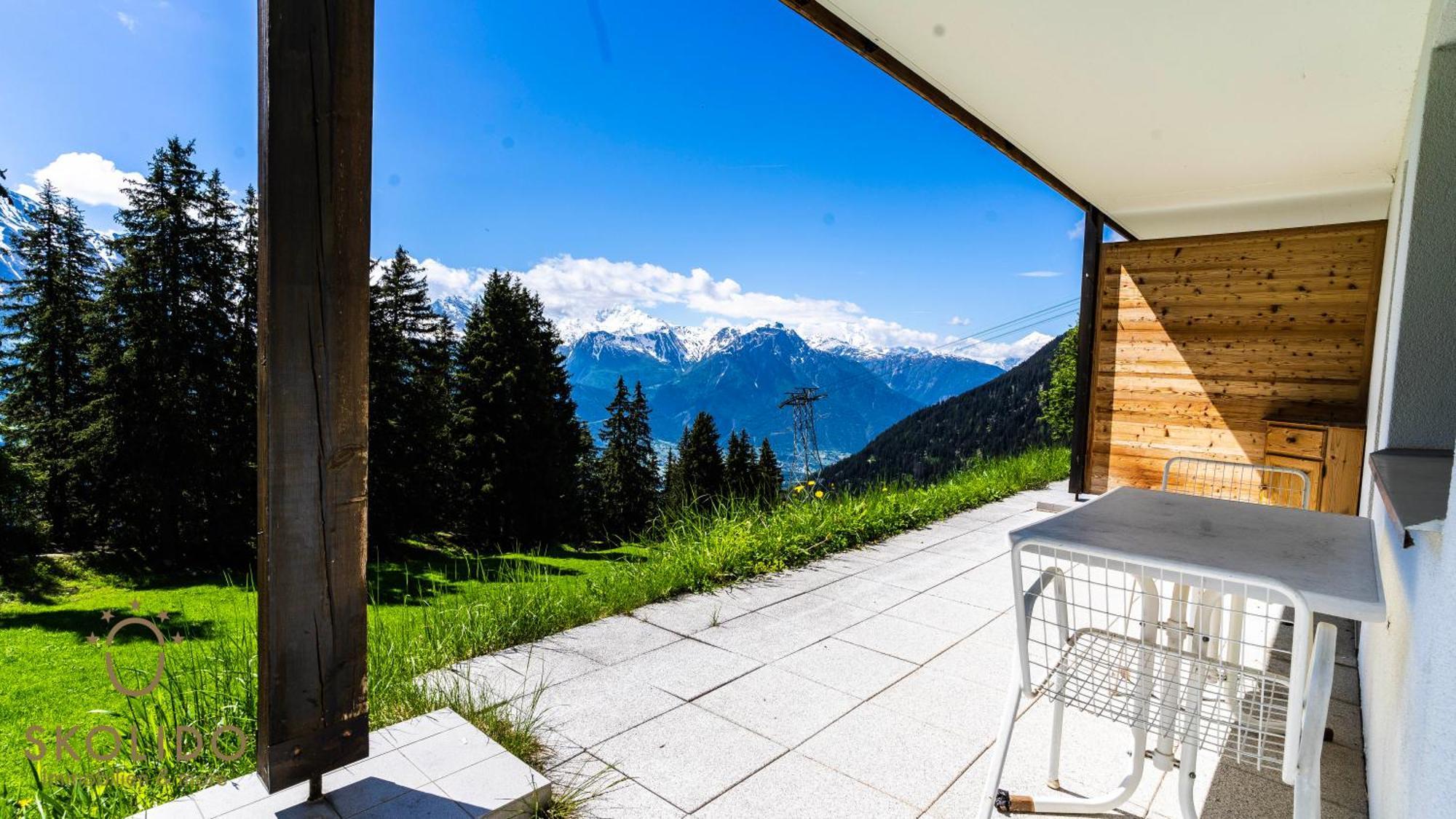 Haus Caroline, Riederalp Mitte Apartment Екстериор снимка